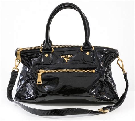 prada black patent leather purse|prada authentic bags collection.